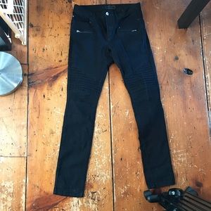 Forever21 men’s moto pants straight leg